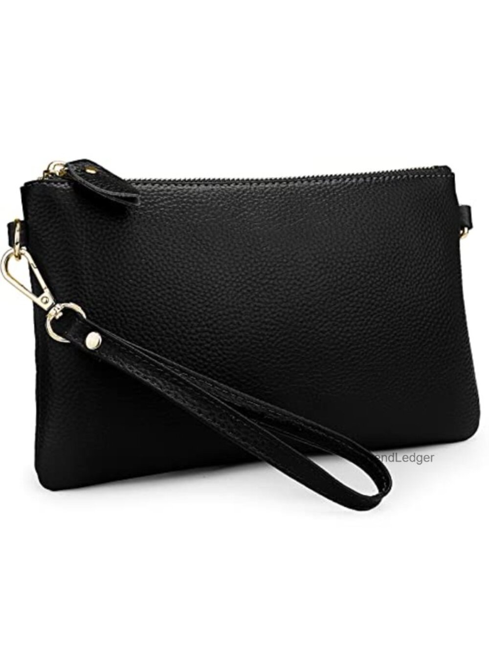 Genuine Leather Wristlet Purse Clutch Crossbody Handbag Wallet